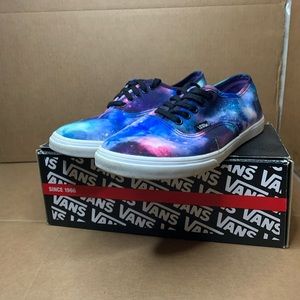 Vans Low Profile Galaxy Lace Up Sneakers TB4R Men's Size 7 Women's Size 8.5.